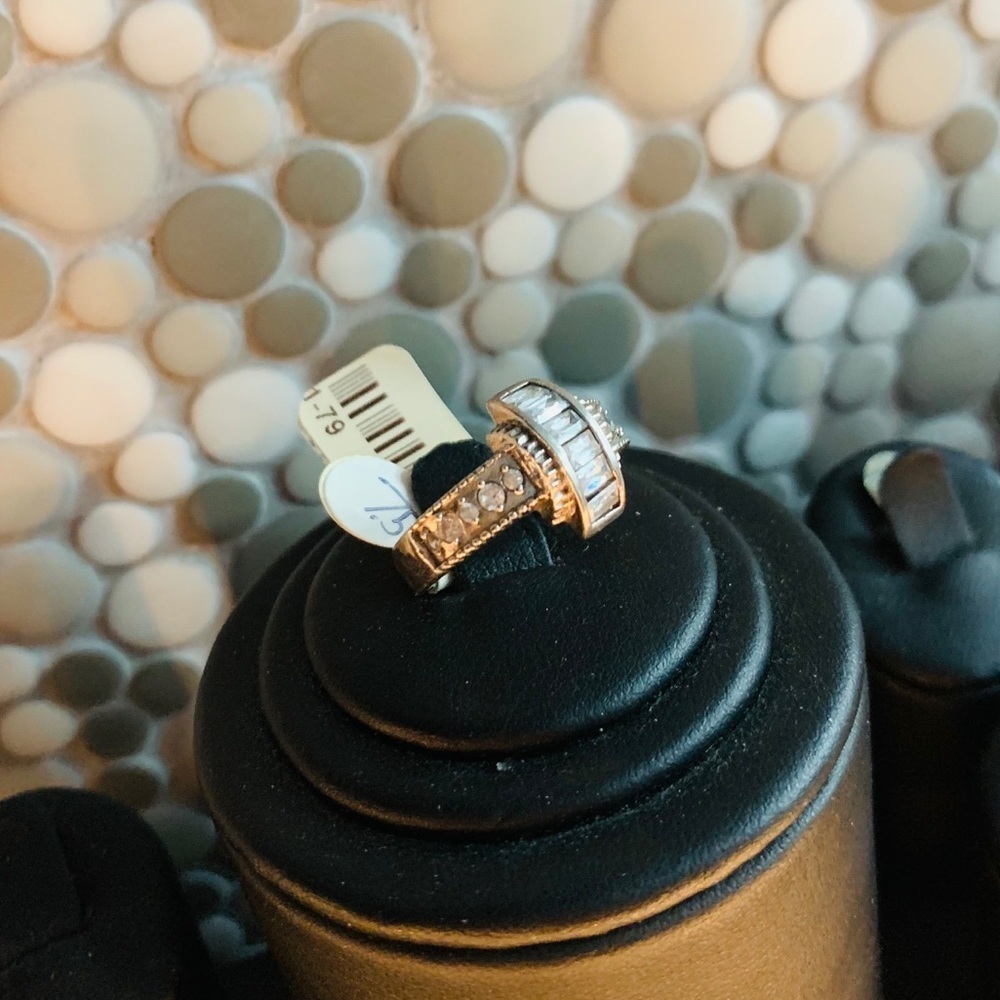Sterling Silver Rung with CZ size 7.5 BN💍 - Picture 3 of 3